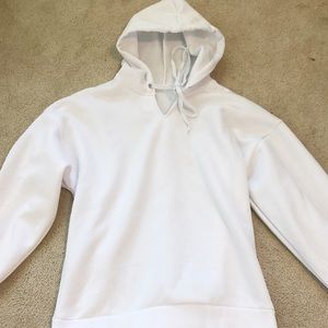 White hoodie!